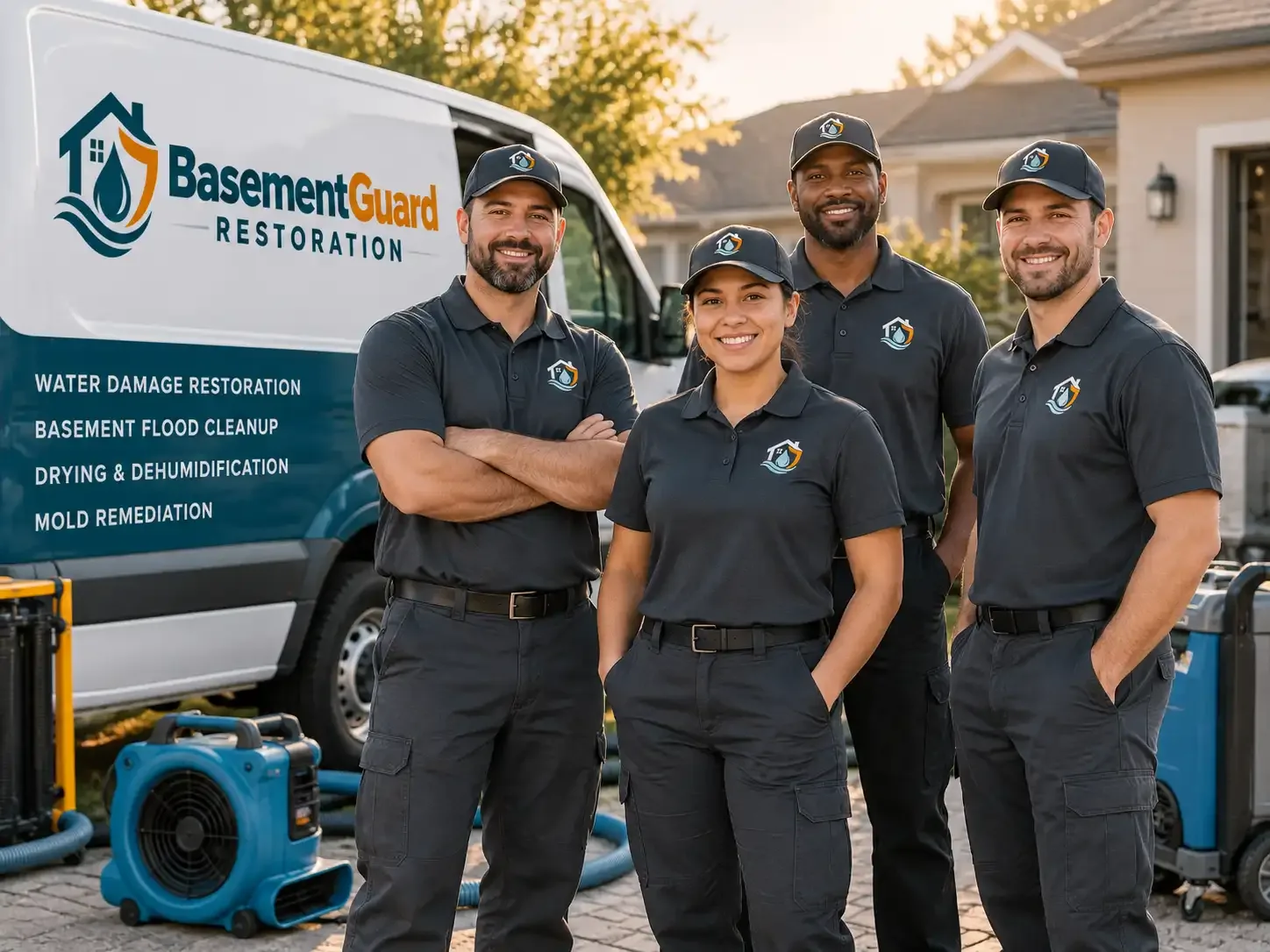 Basement Water Damage Restoration company in La Ward, TX